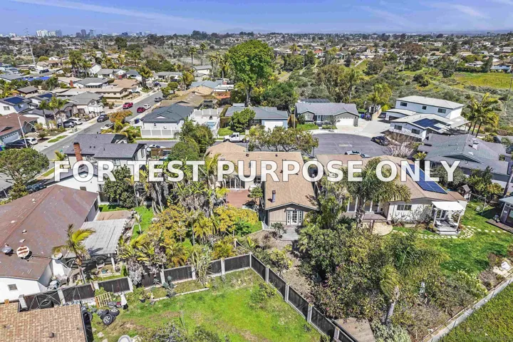 Demo/Test Data 3061 Dow Pl, San Diego, Ca 92117