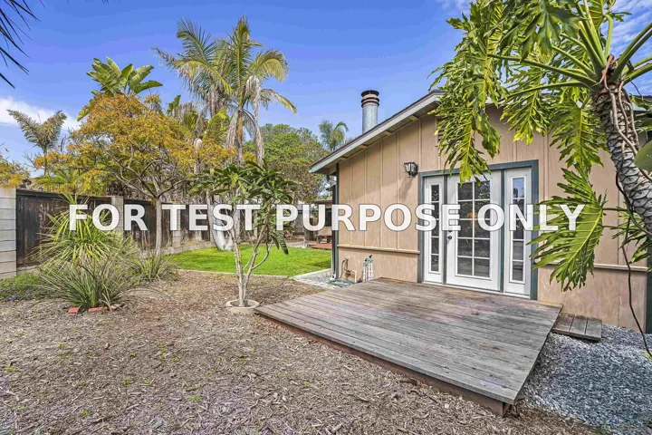 Demo/Test Data 3061 Dow Pl, San Diego, Ca 92117
