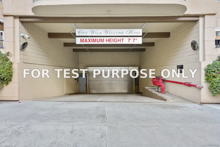 Demo/Test Data 301 W G St #314, San Diego, Ca 92101