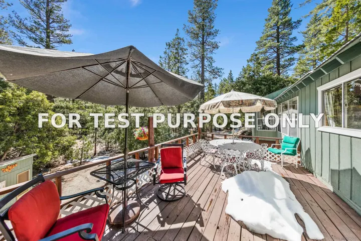 Demo/Test Data 52670-4s02 52670-4s02, Idyllwild, Ca 92549