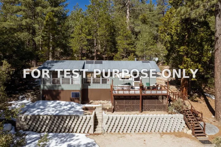 Demo/Test Data 52670-4s02 52670-4s02, Idyllwild, Ca 92549