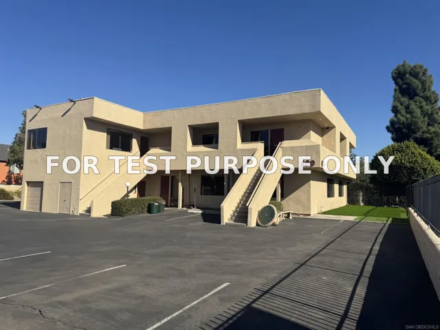 Demo/Test Data 620 E E Main St, El Cajon, Ca 92020