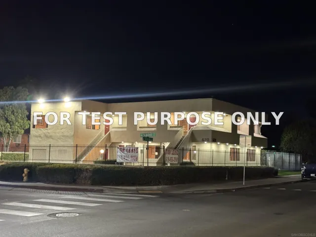 Demo/Test Data 620 E E Main St, El Cajon, Ca 92020