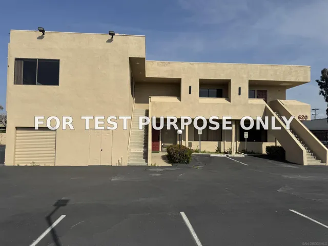 Demo/Test Data 620 E E Main St, El Cajon, Ca 92020