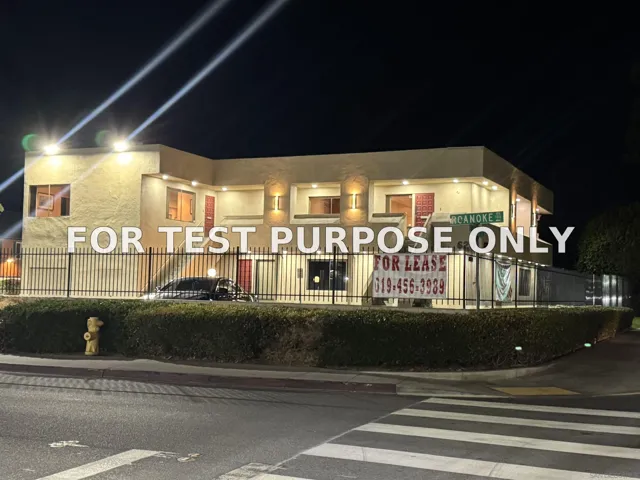Demo/Test Data 620 E E Main St, El Cajon, Ca 92020