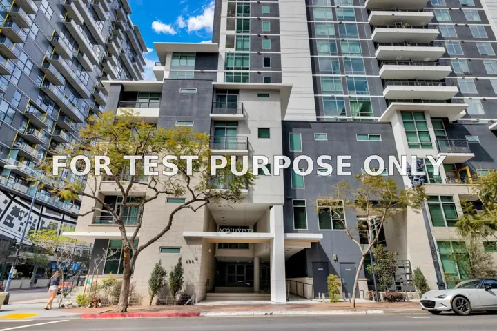 Demo/Test Data 425 W W Beech St Unit 1606, San Diego, Ca 92101