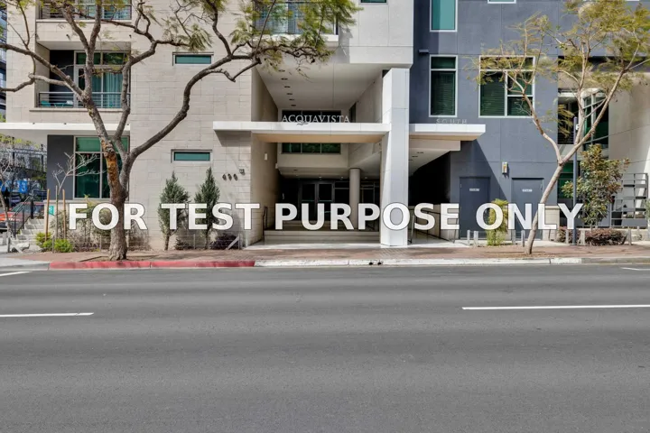 Demo/Test Data 425 W W Beech St Unit 1606, San Diego, Ca 92101