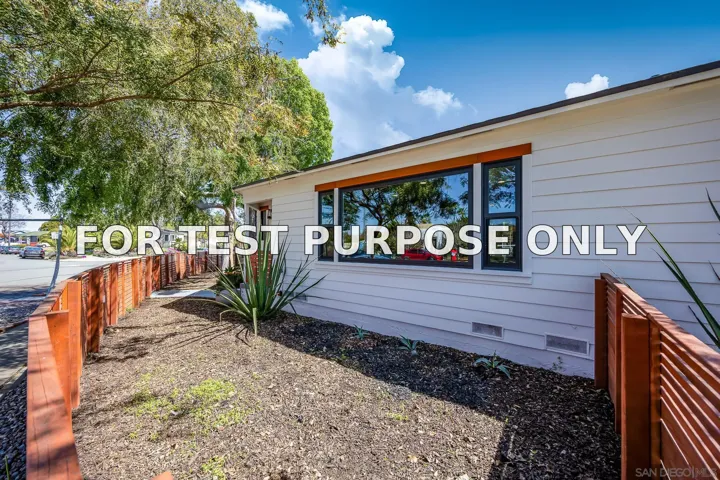 Demo/Test Data 5011 E Mountain View Dr, San Diego, Ca 92116