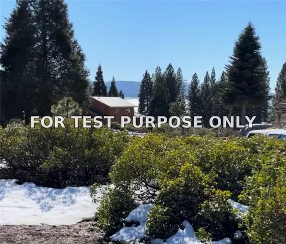 Demo/Test Data 3333 Cedar, Westwood, Ca 96137
