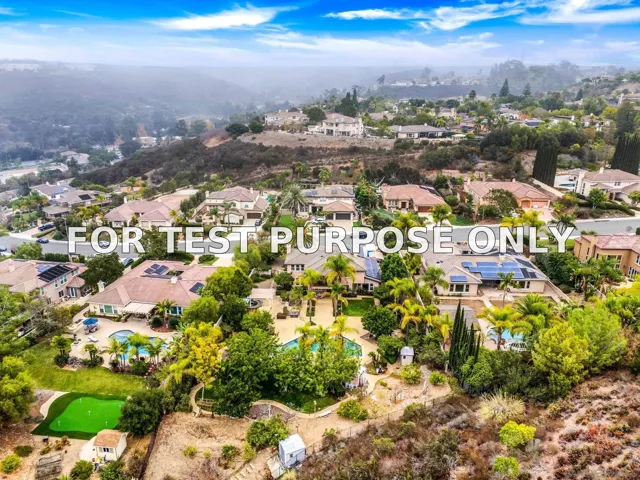 Demo/Test Data 11766 Treadwell Dr, Poway, Ca 92064