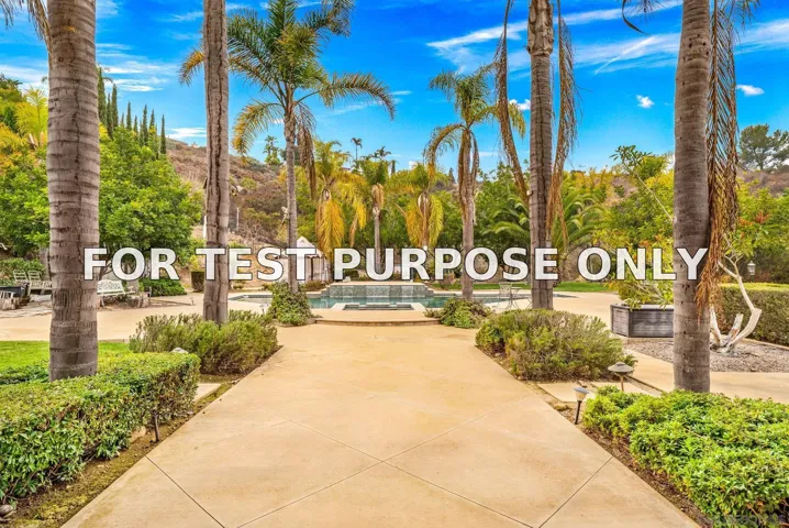 Demo/Test Data 11766 Treadwell Dr, Poway, Ca 92064