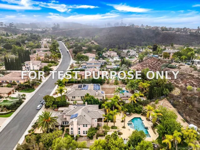 Demo/Test Data 11766 Treadwell Dr, Poway, Ca 92064