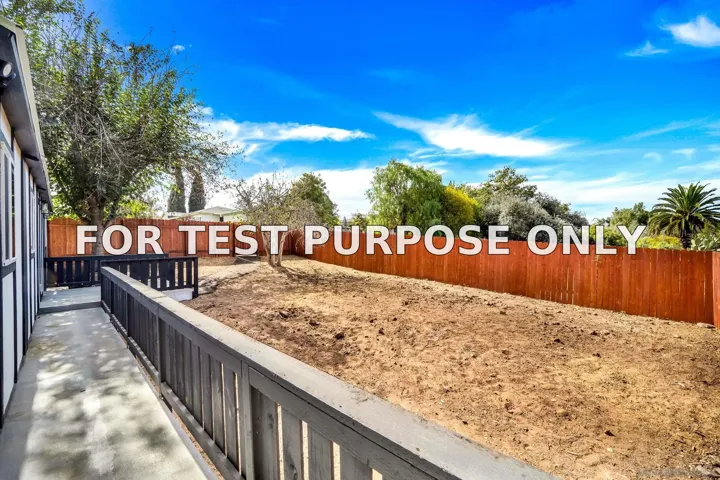 Demo/Test Data 1846 Klauber Ave, San Diego, Ca 92114
