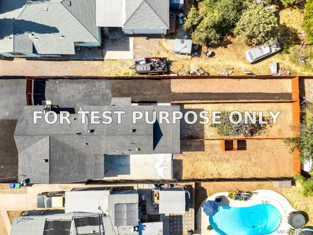 Demo/Test Data 1846 Klauber Ave, San Diego, Ca 92114