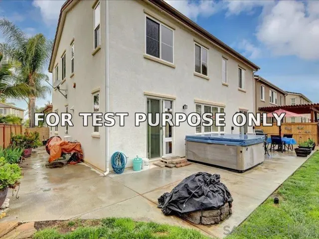 Demo/Test Data 3646 Lake Shore Road, Fallbrook, Ca 92028