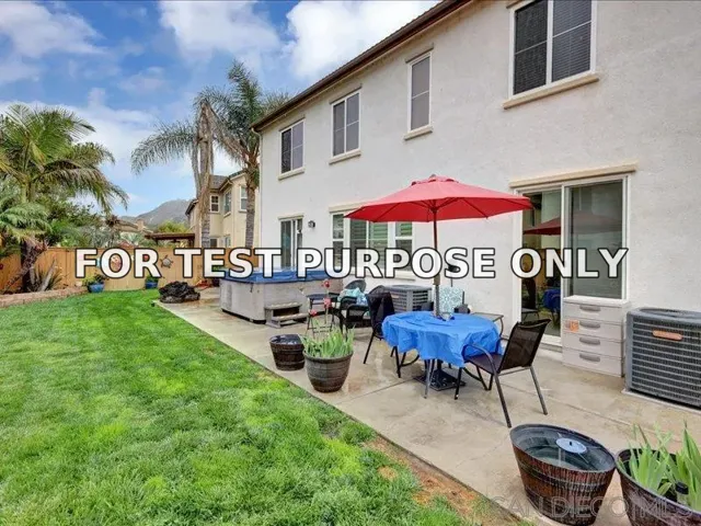 Demo/Test Data 3646 Lake Shore Road, Fallbrook, Ca 92028