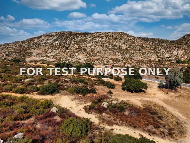 Demo/Test Data 28909 Hwy 94 Unit 25, Campo, Ca 91906