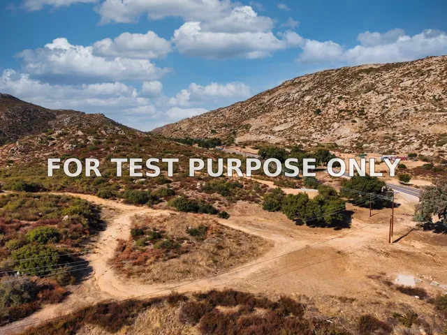 Demo/Test Data 28909 Hwy 94 Unit 25, Campo, Ca 91906