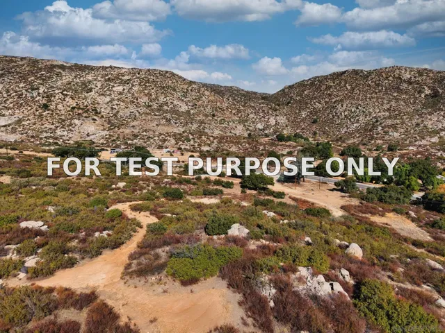 Demo/Test Data 28909 Hwy 94 Unit 25, Campo, Ca 91906