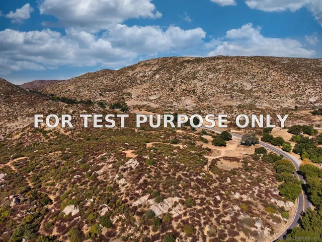 Demo/Test Data 28909 Hwy 94 Unit 25, Campo, Ca 91906