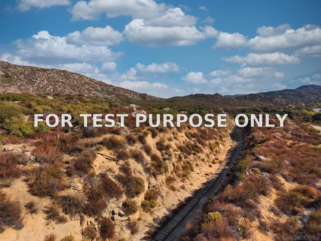 Demo/Test Data 28909 Hwy 94 Unit 25, Campo, Ca 91906