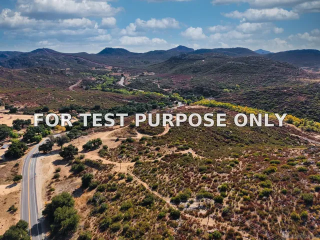 Demo/Test Data 28909 Hwy 94 Unit 25, Campo, Ca 91906