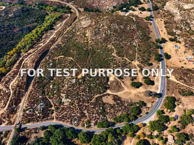 Demo/Test Data 28909 Hwy 94 Unit 25, Campo, Ca 91906