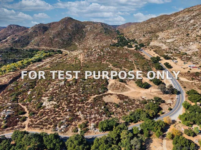 Demo/Test Data 28909 Hwy 94 Unit 25, Campo, Ca 91906