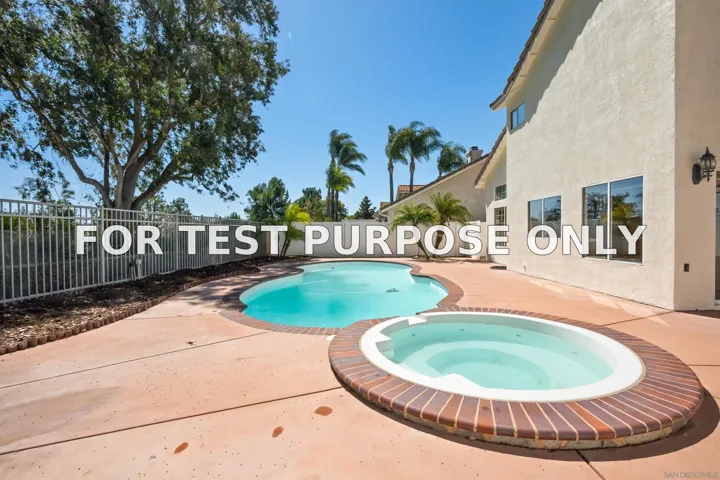 Demo/Test Data 43072 Corte Tolosa, Temecula, Ca 92592