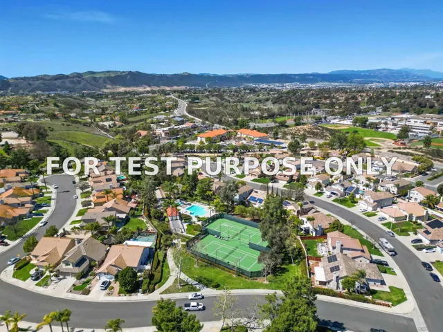 Demo/Test Data 43072 Corte Tolosa, Temecula, Ca 92592