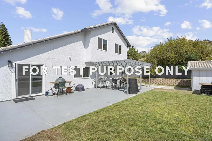 Demo/Test Data 7573 Gayneswood Way, San Diego, Ca 92139