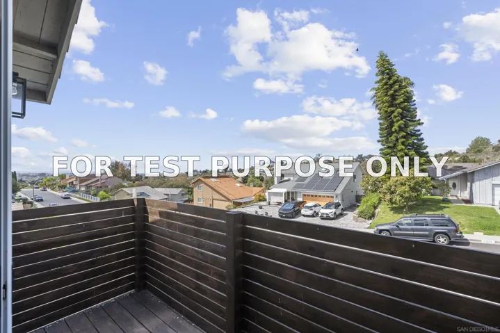 Demo/Test Data 7573 Gayneswood Way, San Diego, Ca 92139