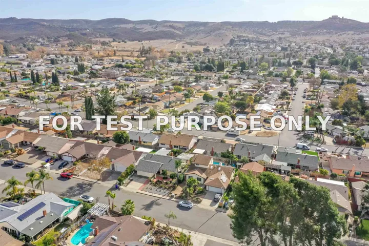 Demo/Test Data 14513 Mirando St, Poway, Ca 92064