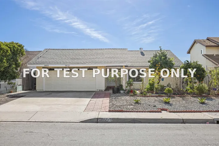 Demo/Test Data 14513 Mirando St, Poway, Ca 92064