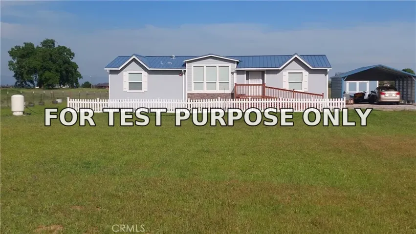 Demo/Test Data 4250 Osborn Road, Flournoy, Ca 96029