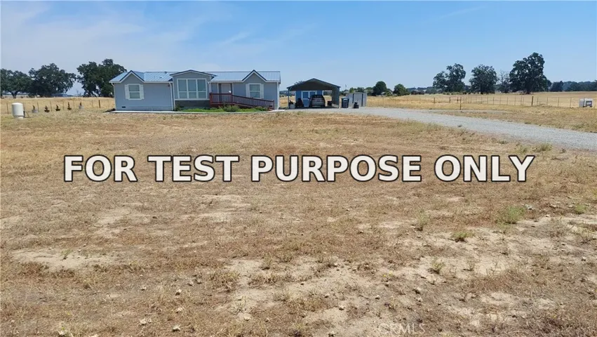 Demo/Test Data 4250 Osborn Road, Flournoy, Ca 96029