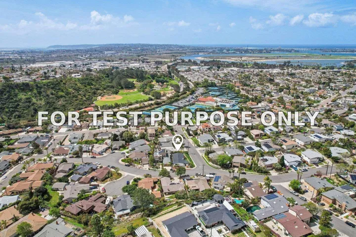 Demo/Test Data 4911 Sparks Ave, San Diego, Ca 92110
