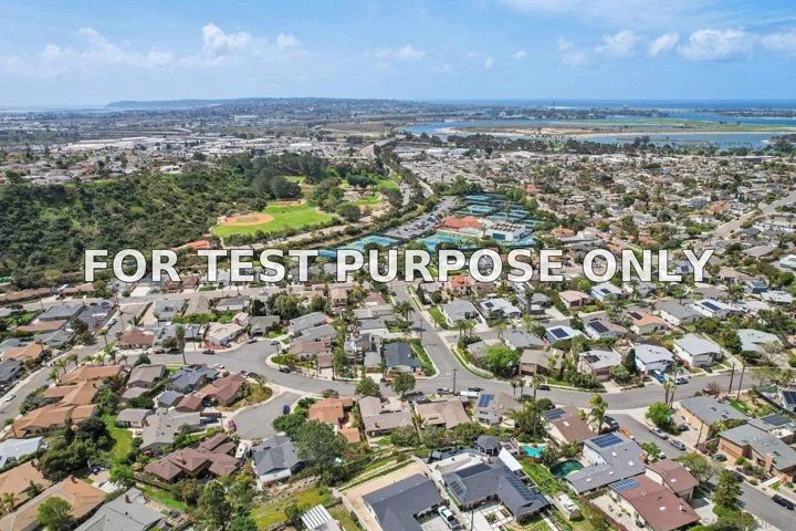 Demo/Test Data 4911 Sparks Ave, San Diego, Ca 92110