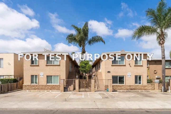 Demo/Test Data 4654 33rd St Unit 3, San Diego, Ca 92116