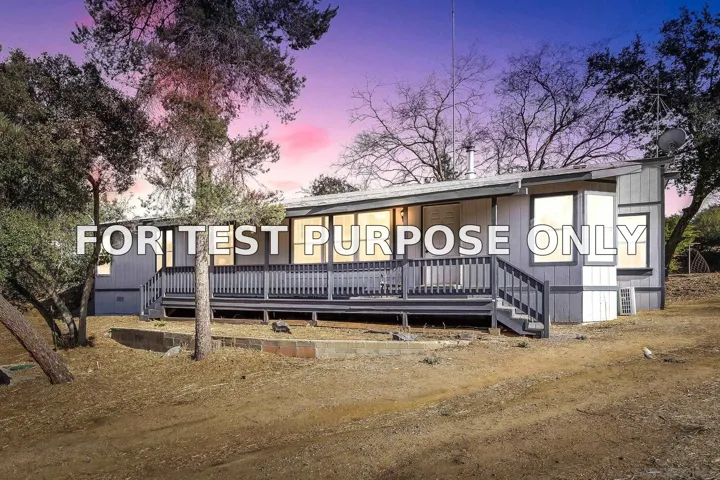 Demo/Test Data 20855 Cinnamon Dr, Jamul, Ca 91935