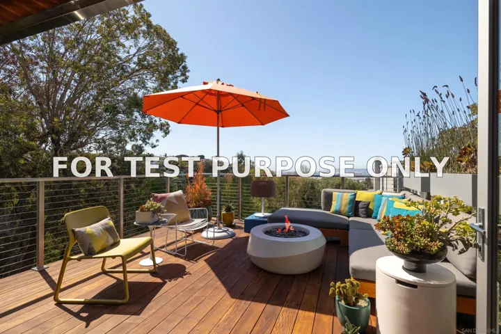 Demo/Test Data 3929 Pringle Street, San Diego, Ca 92103