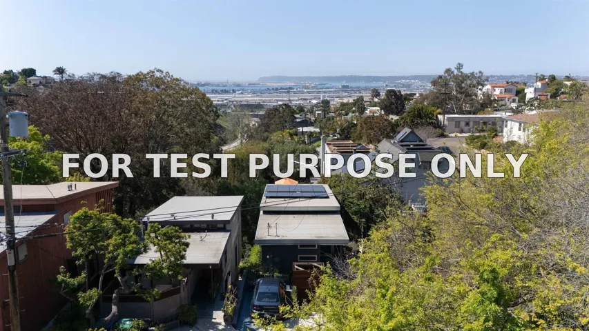 Demo/Test Data 3929 Pringle Street, San Diego, Ca 92103