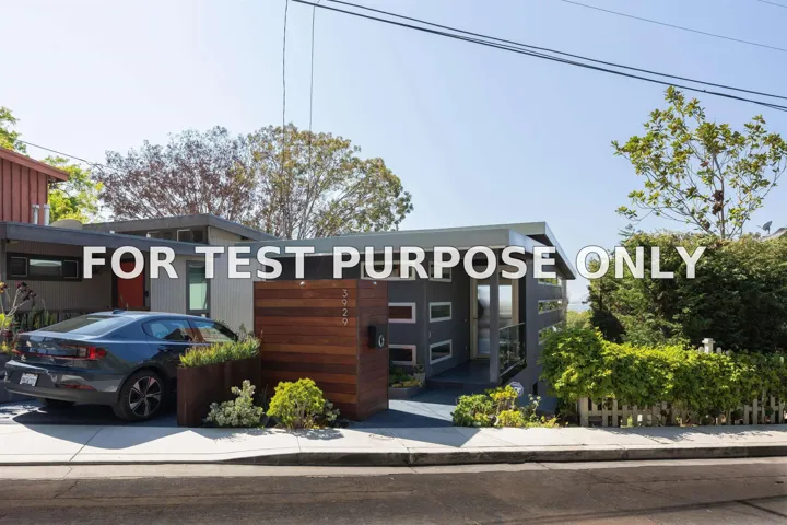 Demo/Test Data 3929 Pringle Street, San Diego, Ca 92103