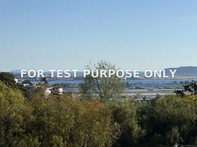Demo/Test Data 3929 Pringle Street, San Diego, Ca 92103