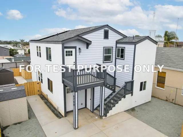 Demo/Test Data 6744-6750 N Elman, San Diego, Ca 92111