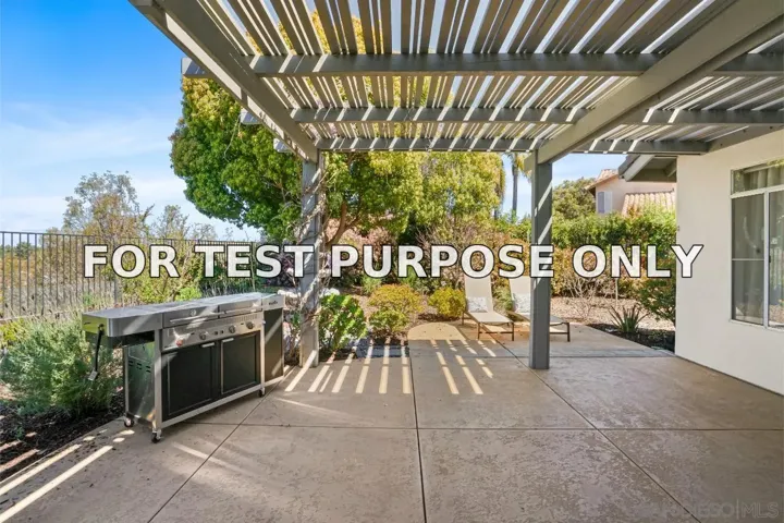 Demo/Test Data 1597 Parkview Dr, Vista, Ca 92081