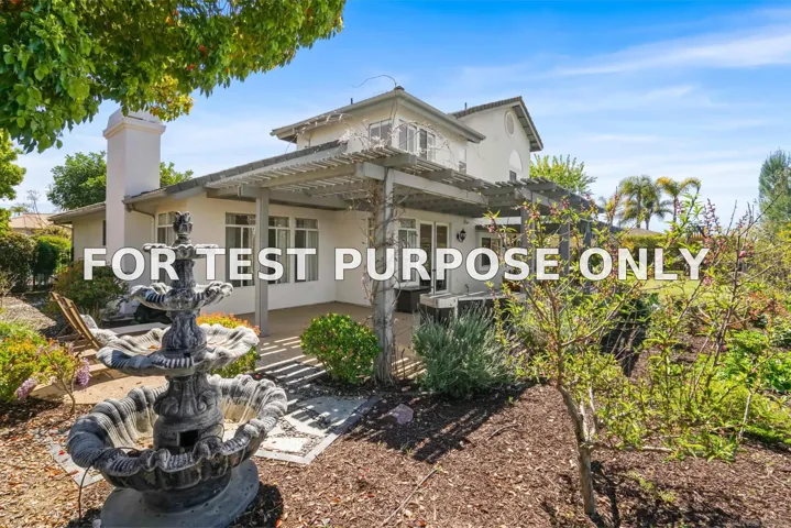 Demo/Test Data 1597 Parkview Dr, Vista, Ca 92081