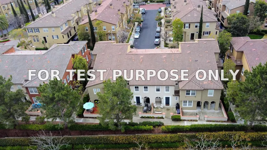 Demo/Test Data 7770 Via Belfiore Unit 5, San Diego, Ca 92129