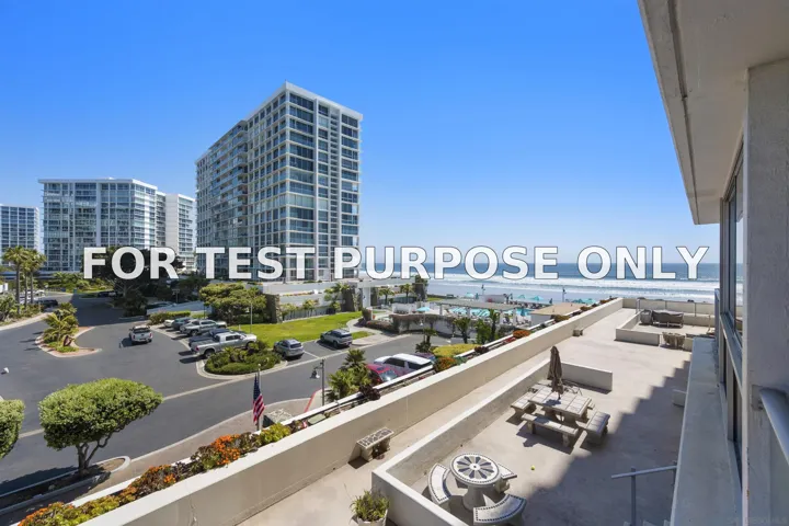 Demo/Test Data 1730 Avenida Del Mundo Unit 201, Coronado, Ca 92118