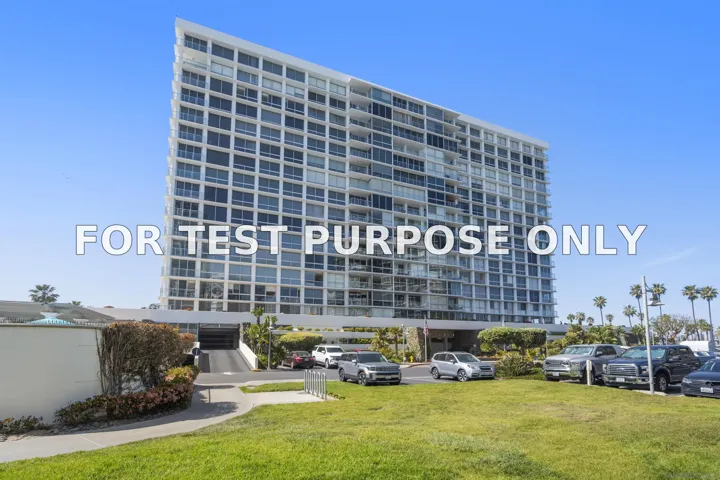 Demo/Test Data 1730 Avenida Del Mundo Unit 201, Coronado, Ca 92118